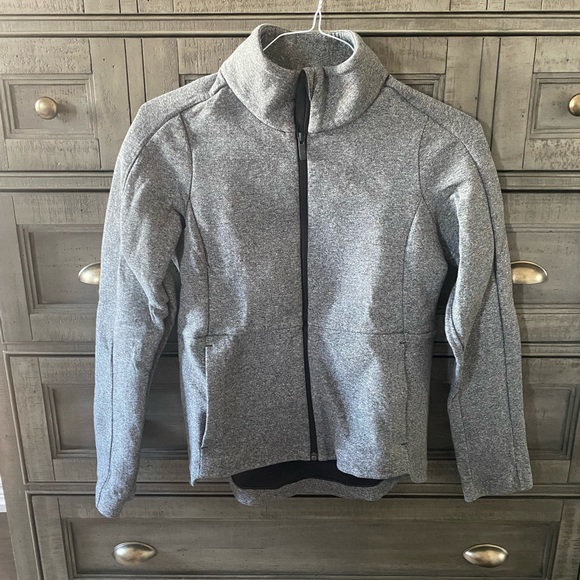 Lulu lemon grey zip up - Picture 1 of 3